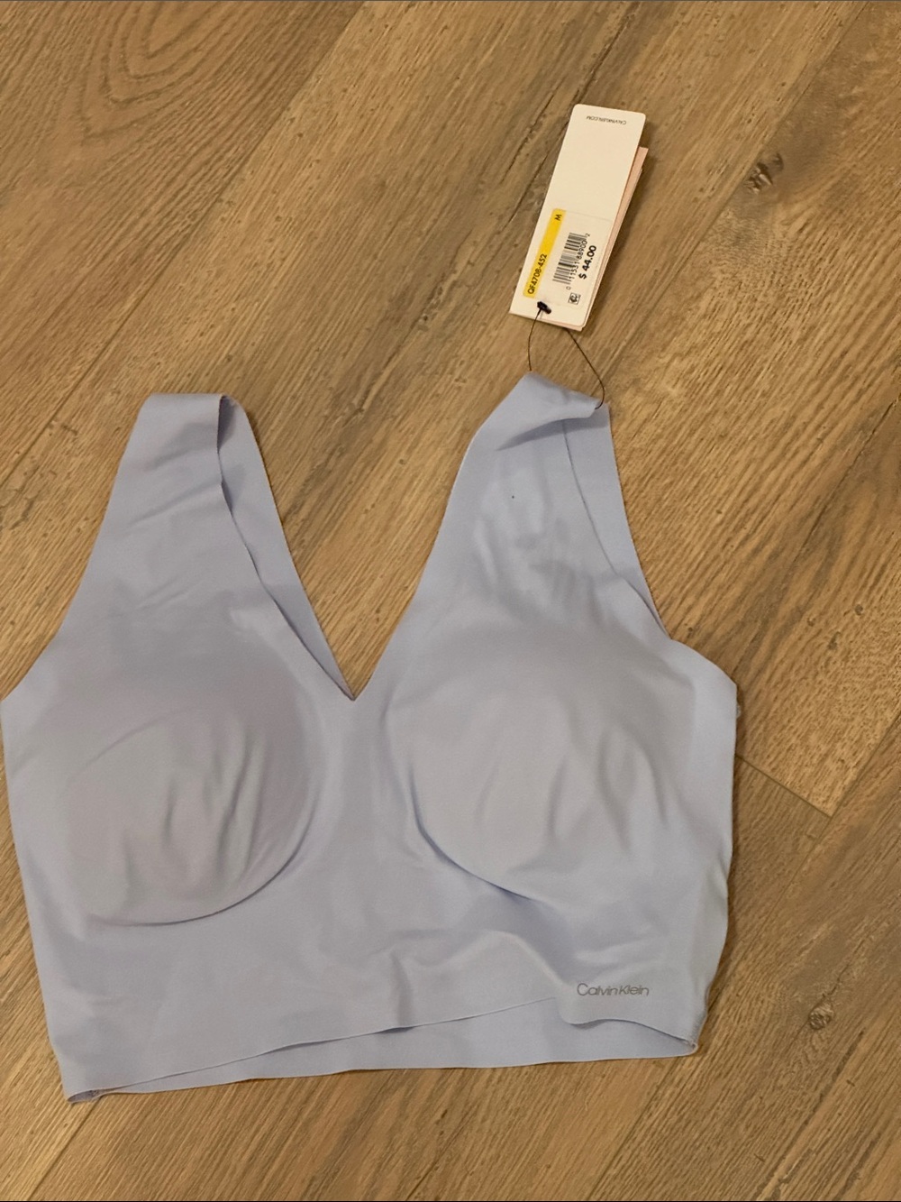 Calvin Klein Light Periwinkle Seamless Wire-Free Bralette